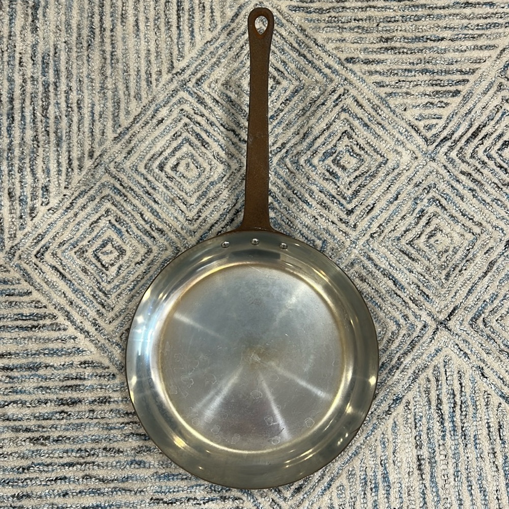 Vintage Cast iron and copper pan